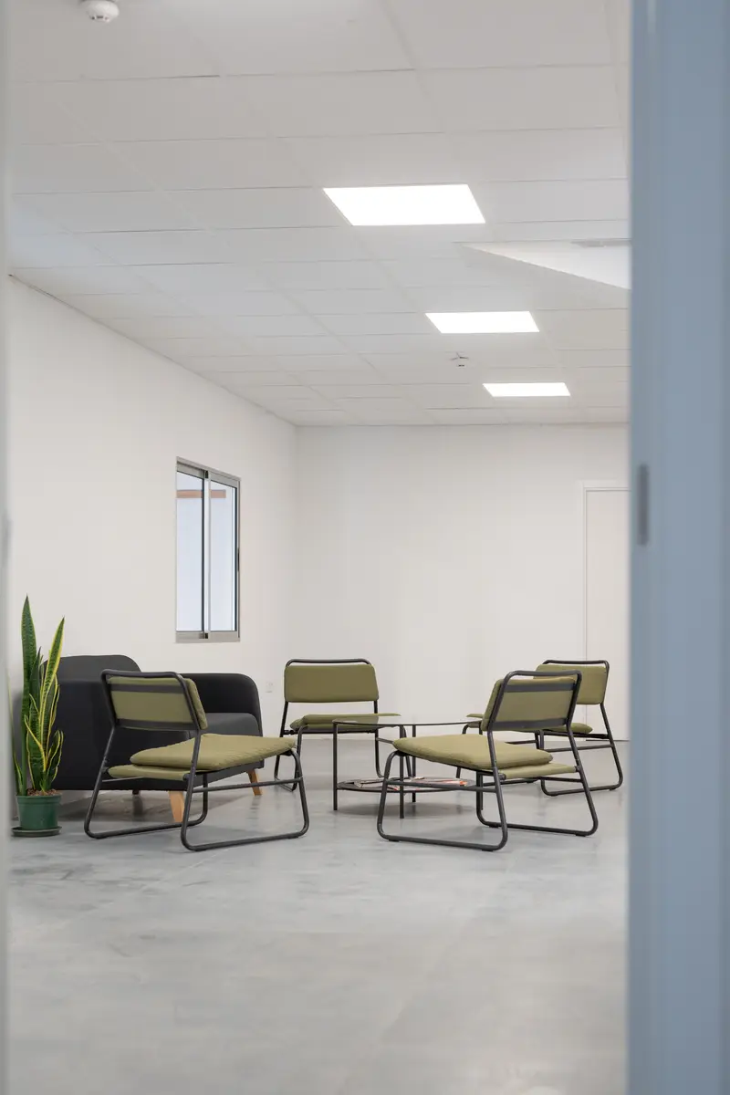 Sala de espera del taller